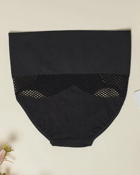 Panty moldeador sin costuras para mujer, cintura alta, sexy con detalles calados