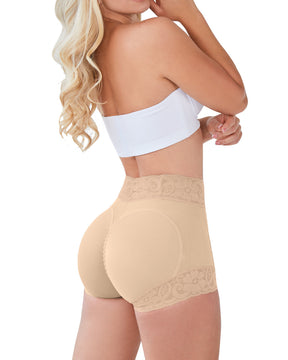 Shapshe® Panty Clásico Moldeador con Encaje para Mujer, Levanta Glúteos y Efecto Alisador