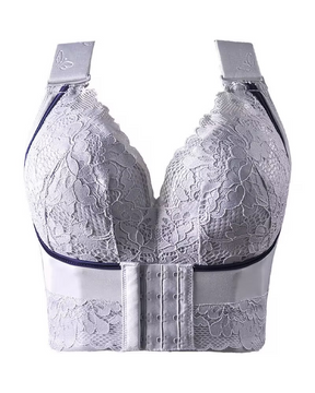 Brasier Push-Up Moldeador con Broche Frontal para Mujer de Talla Grande