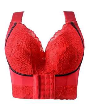 Brasier Push-Up Moldeador con Broche Frontal para Mujer de Talla Grande