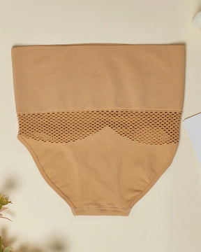 Panty moldeador sin costuras para mujer, cintura alta, sexy con detalles calados