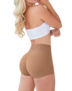Shapshe® Panty Clásico Moldeador con Encaje para Mujer, Levanta Glúteos y Efecto Alisador