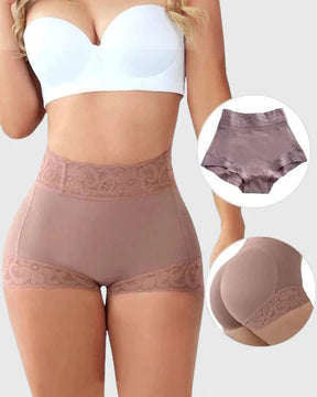 Shapshe® Panty Clásico Moldeador con Encaje para Mujer, Levanta Glúteos y Efecto Alisador