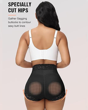 Shapshe® Panty Clásico Moldeador con Encaje para Mujer, Levanta Glúteos y Efecto Alisador