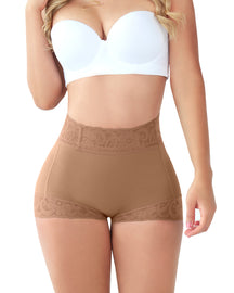 Shapshe® Panty Clásico Moldeador con Encaje para Mujer, Levanta Glúteos y Efecto Alisador