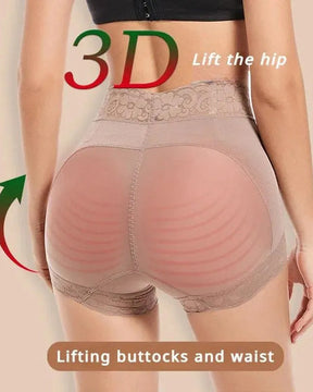 Shapshe® Panty Clásico Moldeador con Encaje para Mujer, Levanta Glúteos y Efecto Alisador