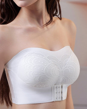 Brasier Bandeau Push-Up de Copa Completa sin Costuras