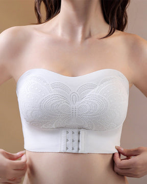 Brasier Bandeau Push-Up de Copa Completa sin Costuras