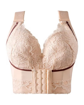 Brasier Push-Up Moldeador con Broche Frontal para Mujer de Talla Grande