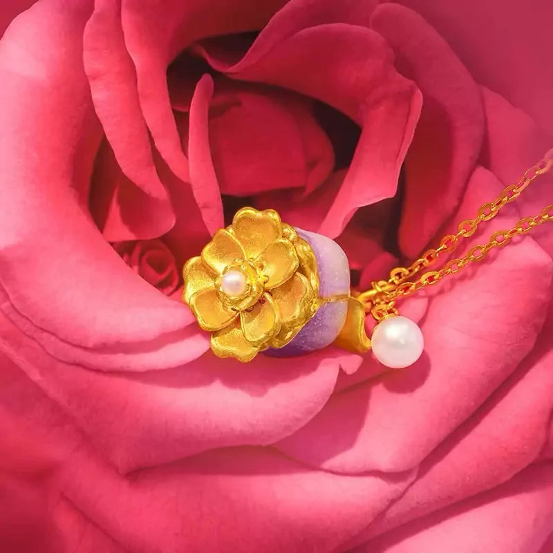 Collar Blooming Rose - ¡Lleva la magia contigo a donde vayas!
