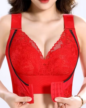 Brasier Push-Up Moldeador con Broche Frontal para Mujer de Talla Grande